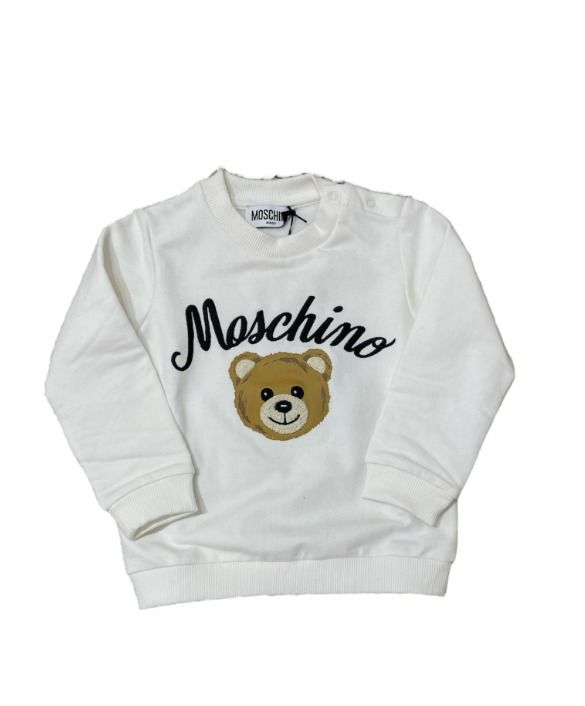 Felpa shop bianca moschino