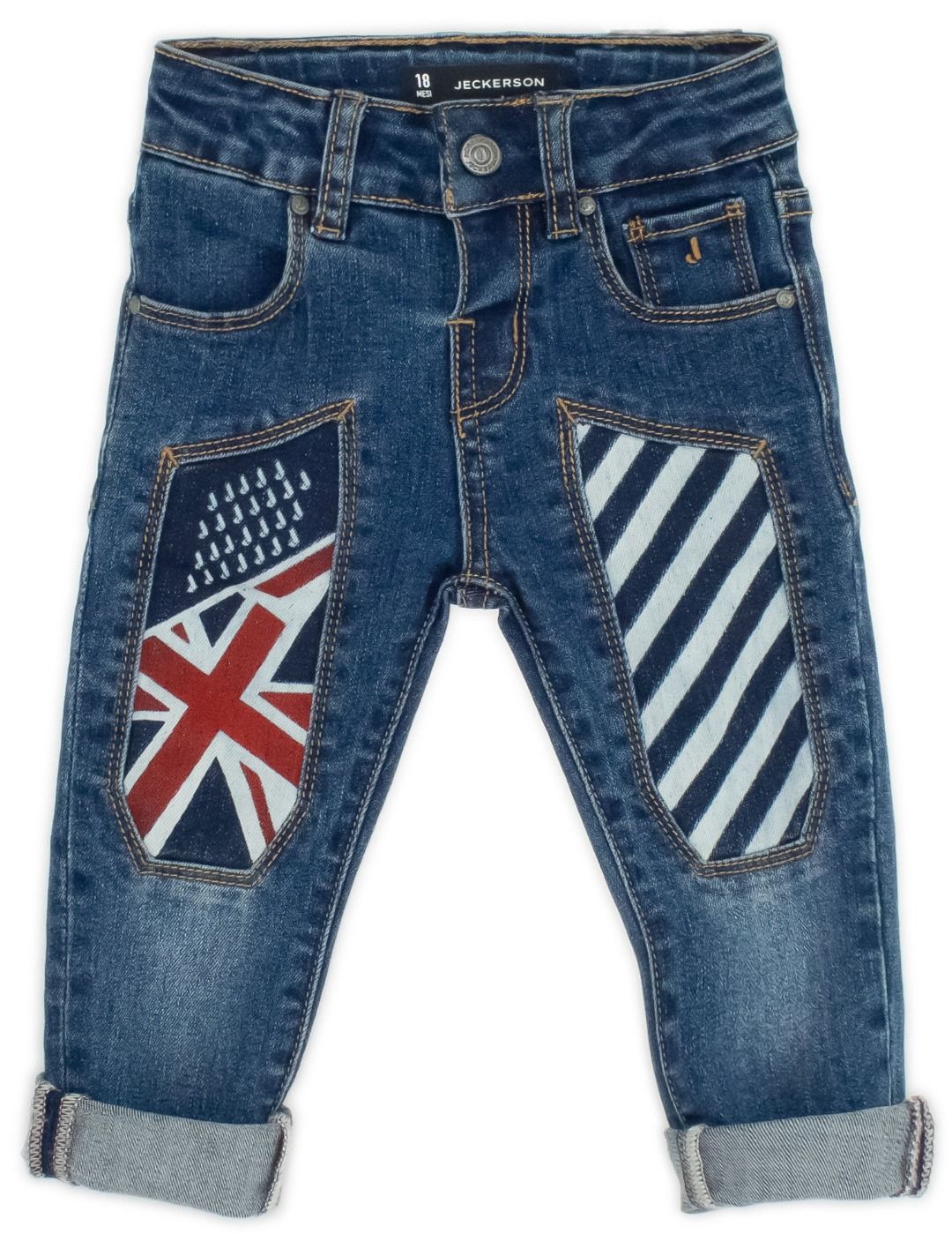 Jeckerson Limited Edition Pantaloni Jeckerson Bandiera Denim